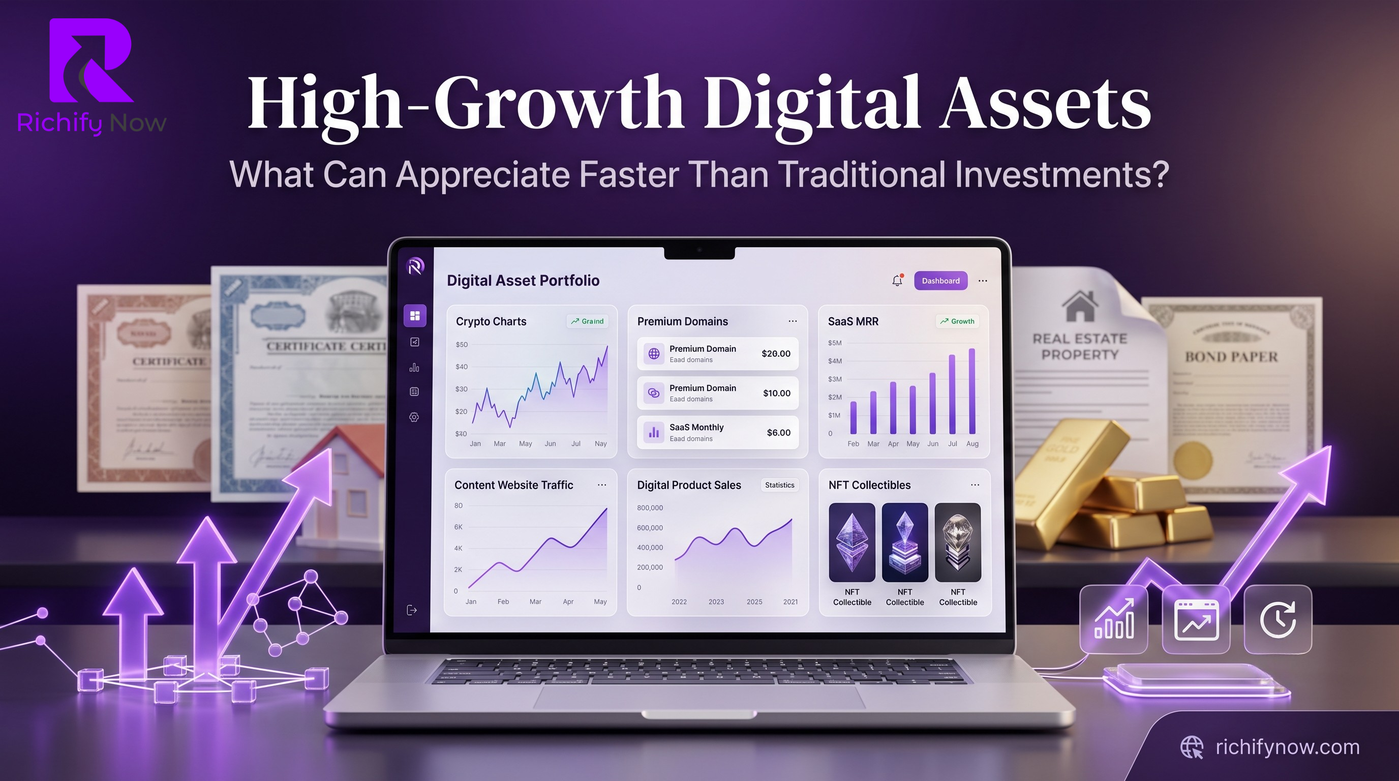 Digital Assets That Appreciate Faster Than Traditional Investments