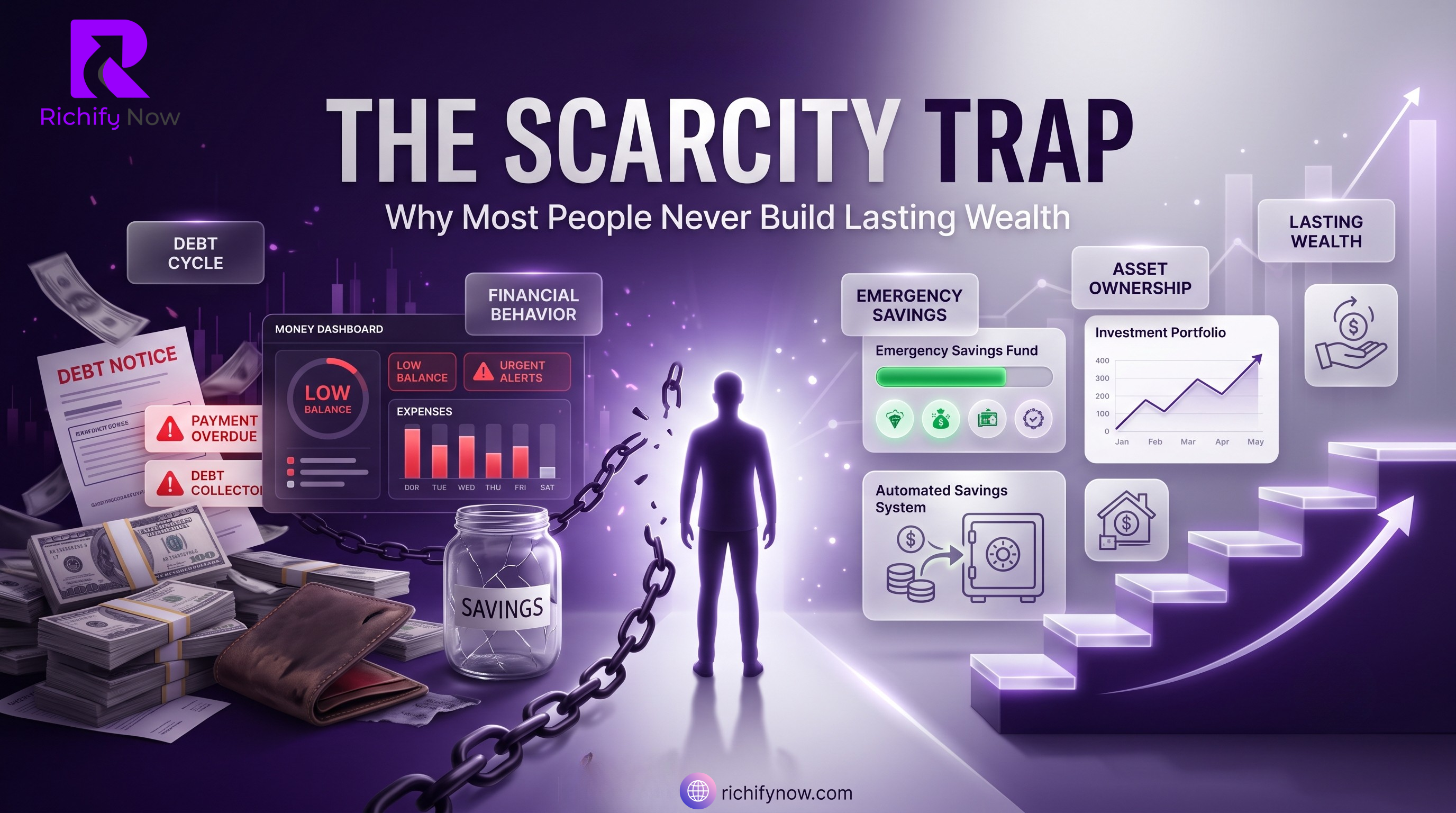 The Scarcity Trap: Why Most People Never Build Lasting Wealth