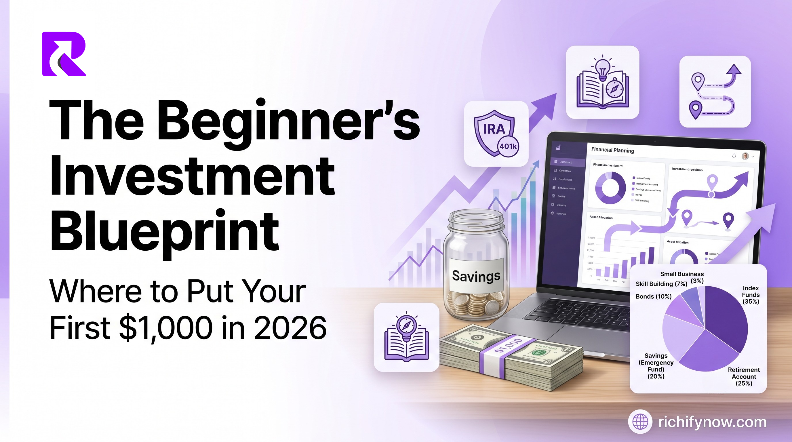 The Beginner's Investment Blueprint: Where to Put Your First $1,000 in 2026