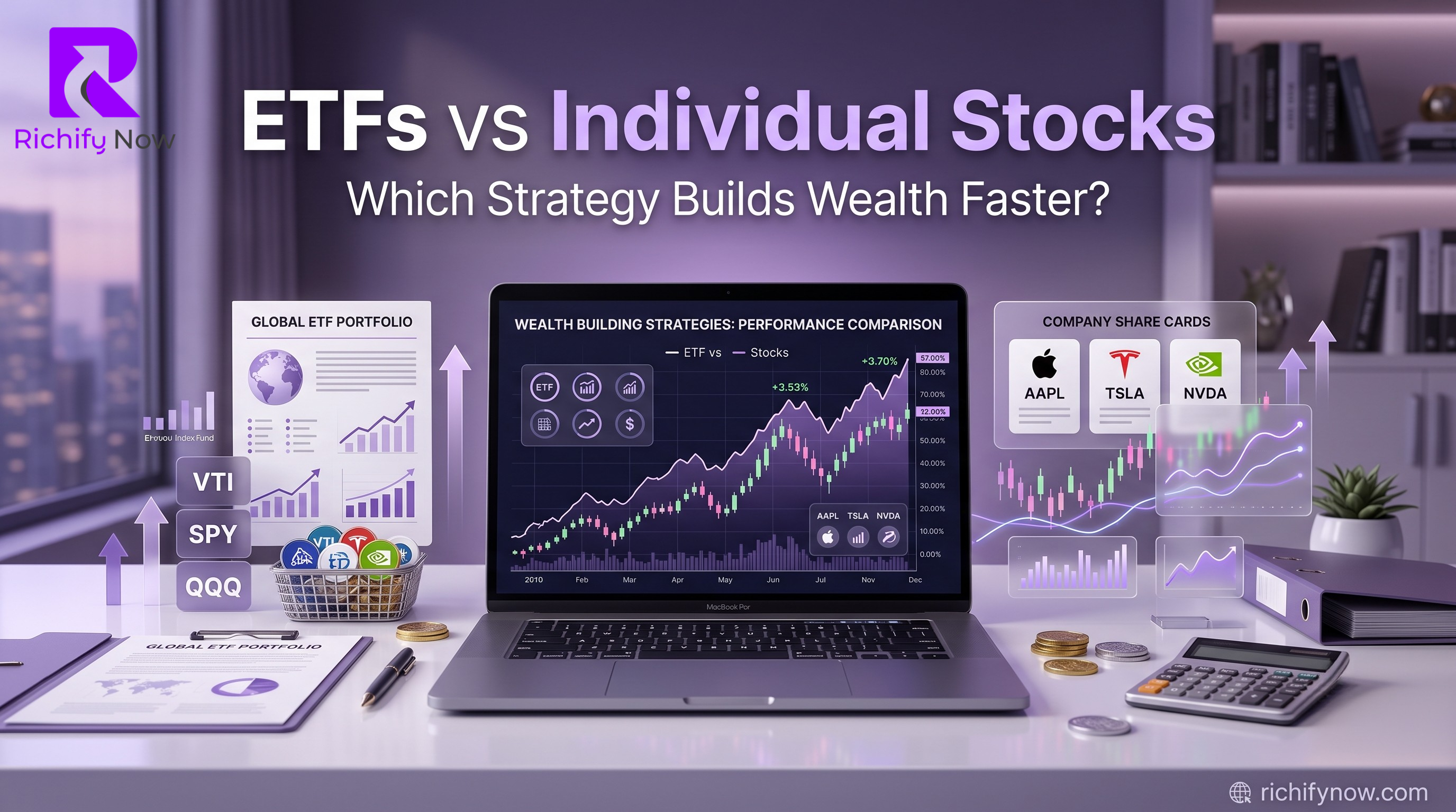 ETFs vs Individual Stocks: Which Strategy Builds Wealth Faster?